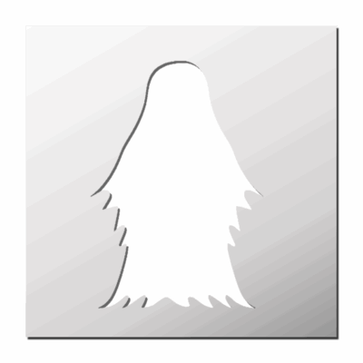 Pochoir Fantôme
