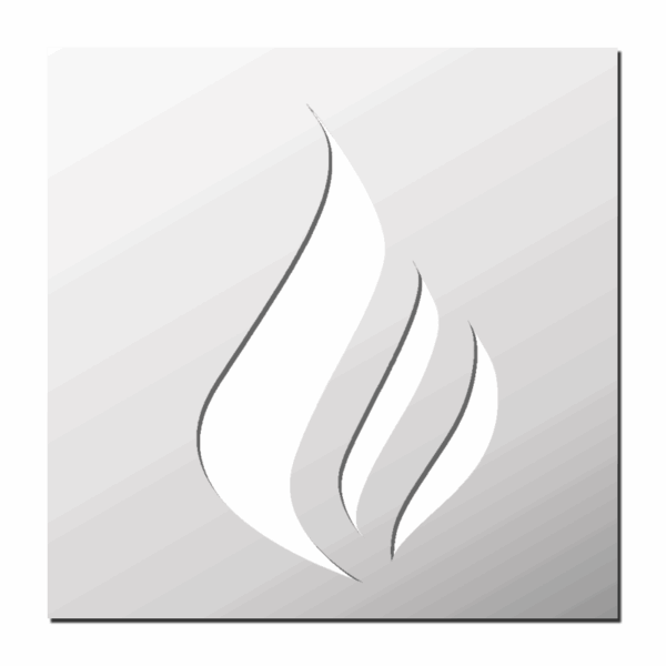 Pochoir Flamme
