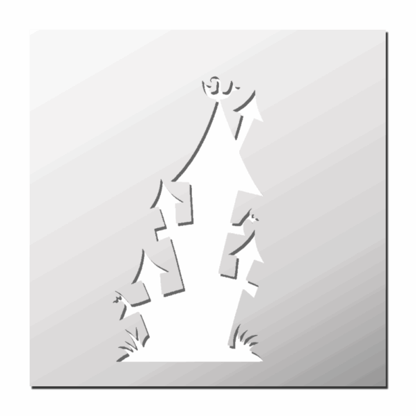 Pochoir Maison Hantée
