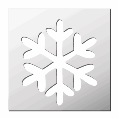 Pochoir Flocon de neige
