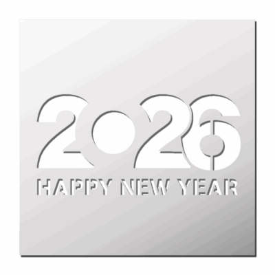 Pochoir HAPPY NEW YEAR 2026