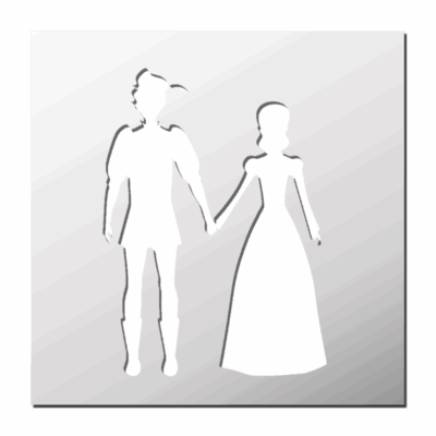 Pochoir Roméo et Juliette