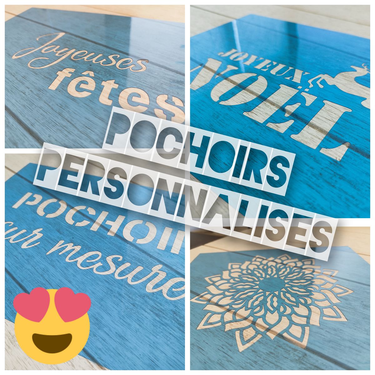  Exprimez votre créativité avec nos pochoirs personnalisés !