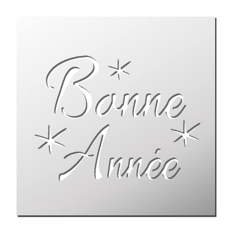 Pochoir Bonne Année Pochoir Bonne Année