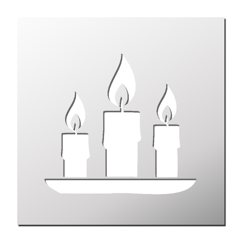 Pochoir Bougies Pochoir Bougies