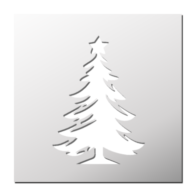 Pochoir Sapin de Noël