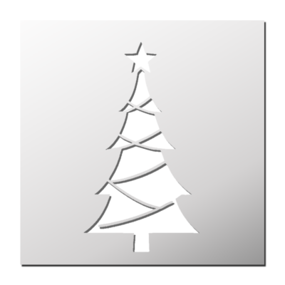 Pochoir Sapin de Noël