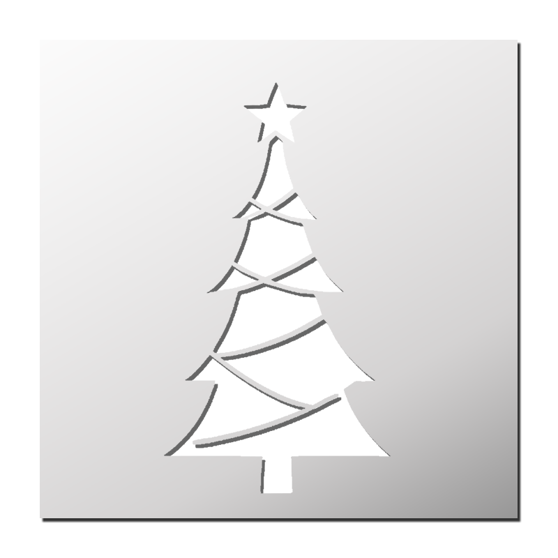 Pochoir Sapin de Noël Pochoir Sapin de Noël