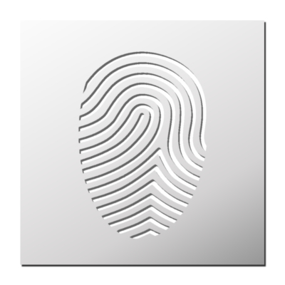 Pochoir Empreinte digitale