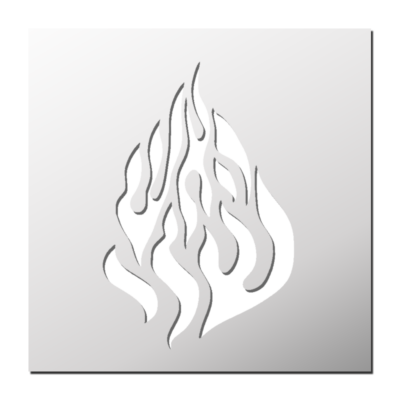 Pochoir Flamme Breslev