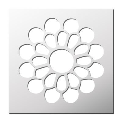 Pochoir Fleur