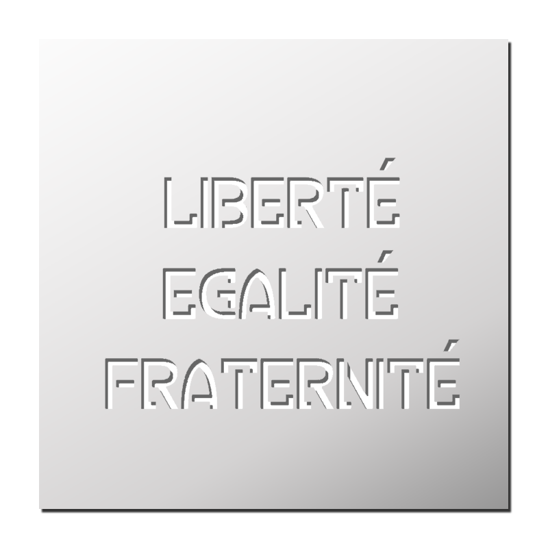 Pochoir Liberté Egalité Fraternité Pochoir Liberté Egalité Fraternité