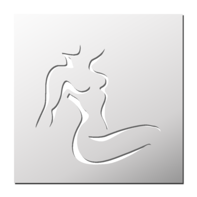 Pochoir Silhouette Femme