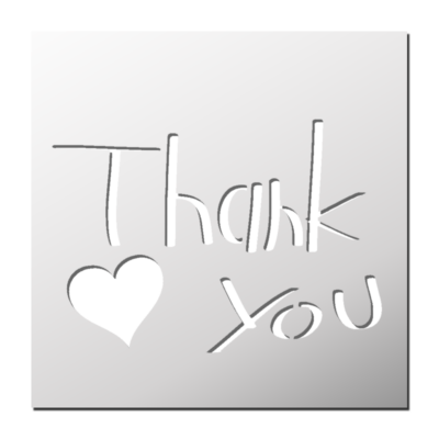 Pochoir Thank You