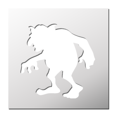 Pochoir Troll