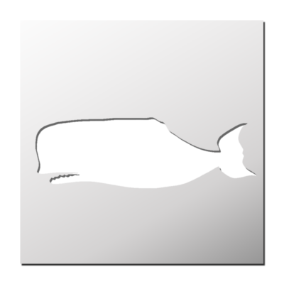 Pochoir Baleine