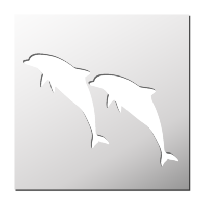 Pochoir Dauphins