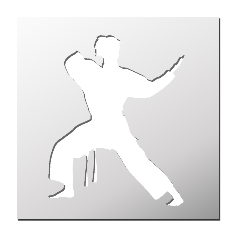 Pochoir Karaté Pochoir Karaté