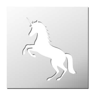 Pochoir Licorne
