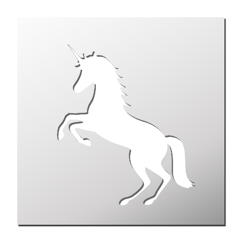 Pochoir Licorne Pochoir Licorne