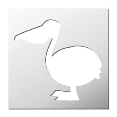 Pochoir Pélican