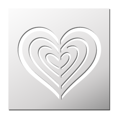 Pochoir Coeur