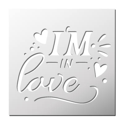 Pochoir I&rsquo;m in Love