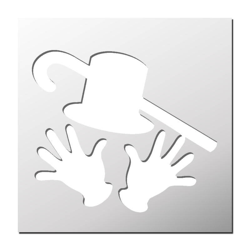 Pochoir Magicien Pochoir Magicien