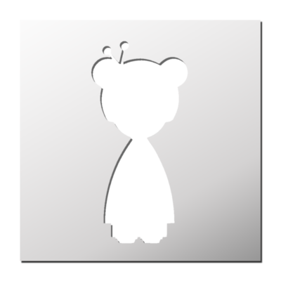 Pochoir Poupée Geisha