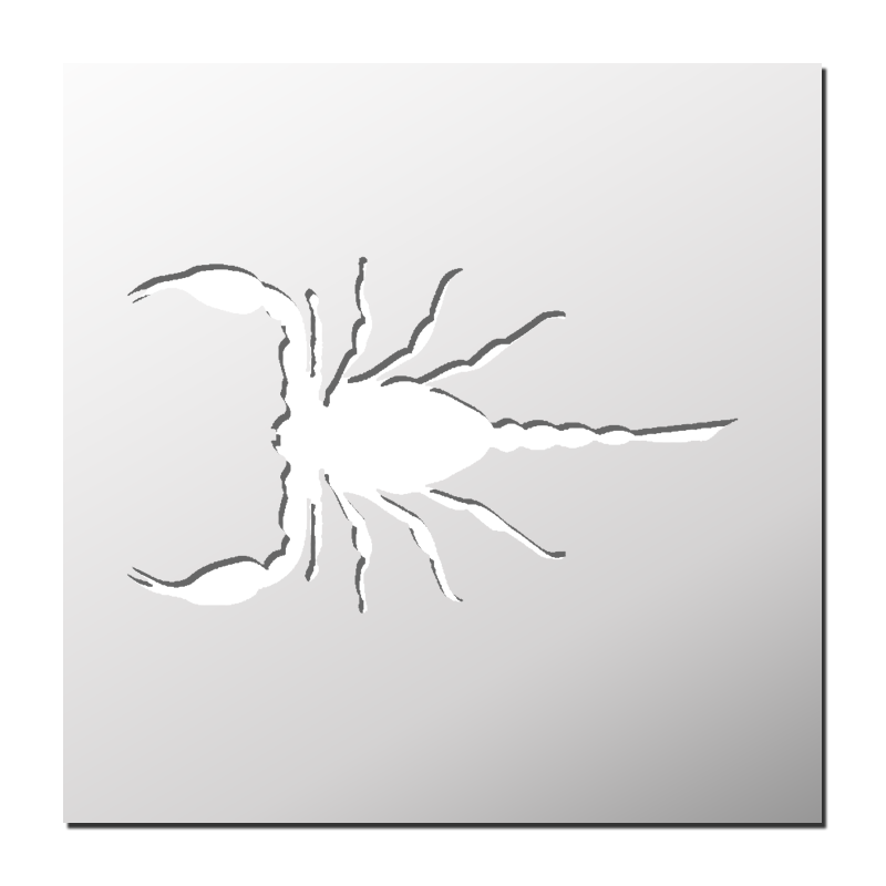 Pochoir Scorpion Pochoir Scorpion