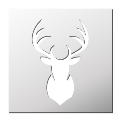 Pochoir Tête de Cerf