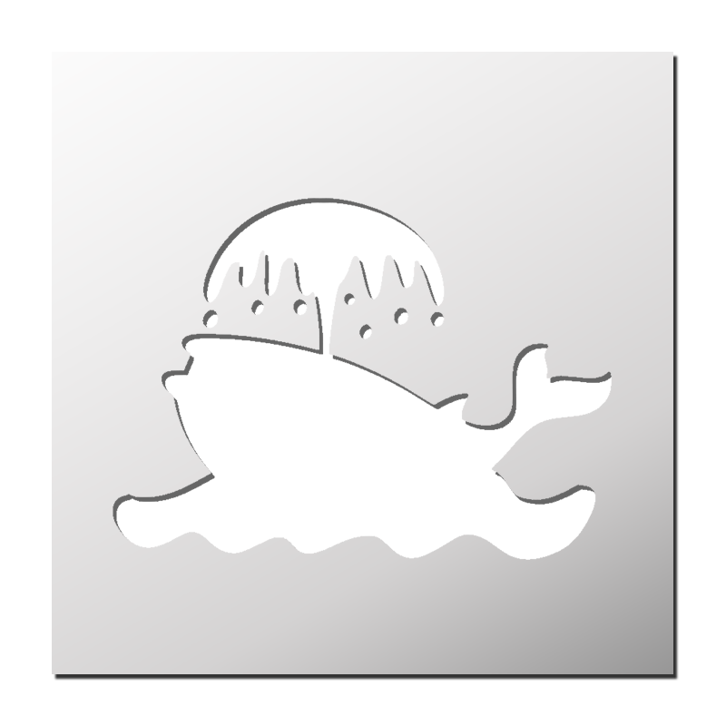 Pochoir Baleine Pochoir Baleine