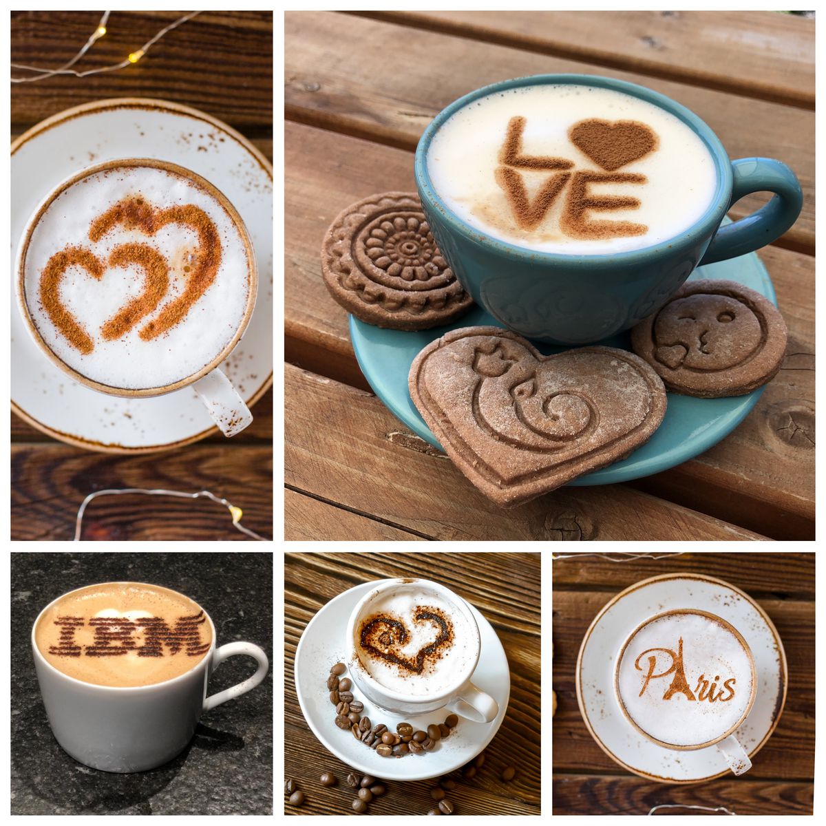 Sublimez vos cafés avec nos pochoirs personnalisés