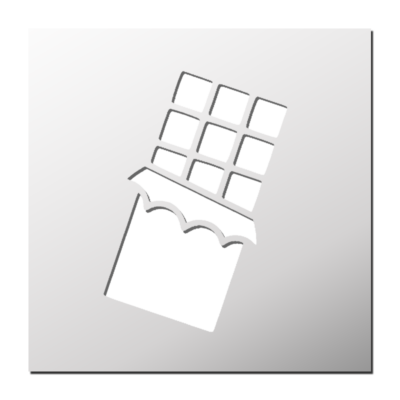 Pochoir Tablette de chocolat