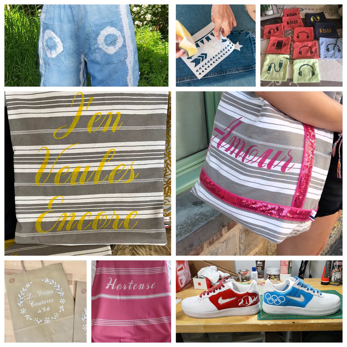 Transformez votre dressing : L’art du pochoir sur textile