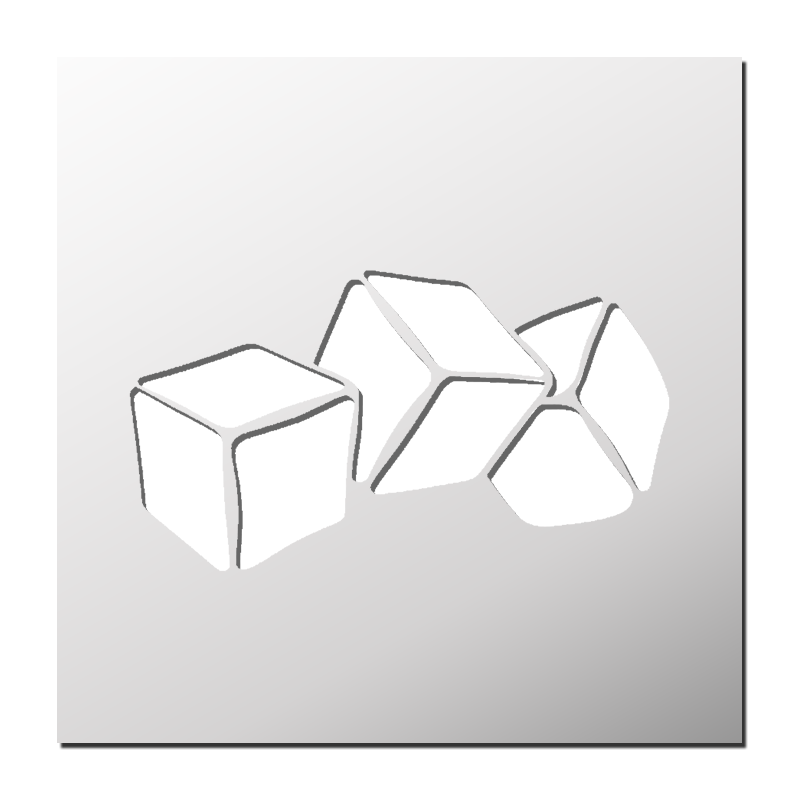 Pochoir Glaçons Pochoir Glaçons