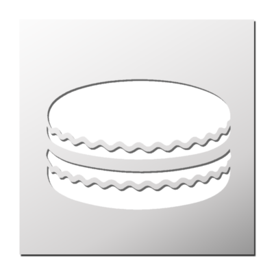 Pochoir Macaron