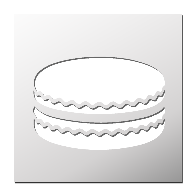 Pochoir Macaron Pochoir Macaron