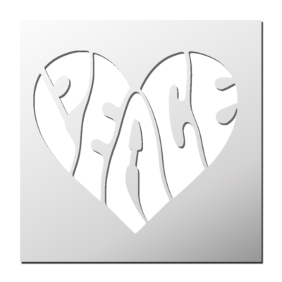 Pochoir PEACE