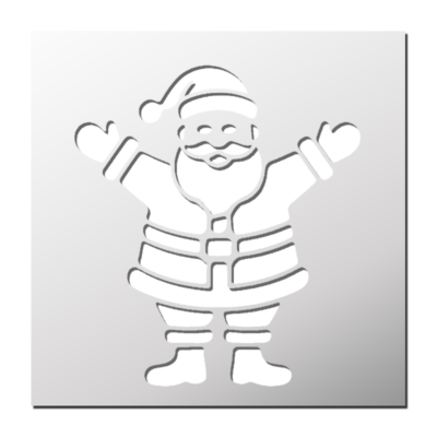 Pochoir Père de Noël