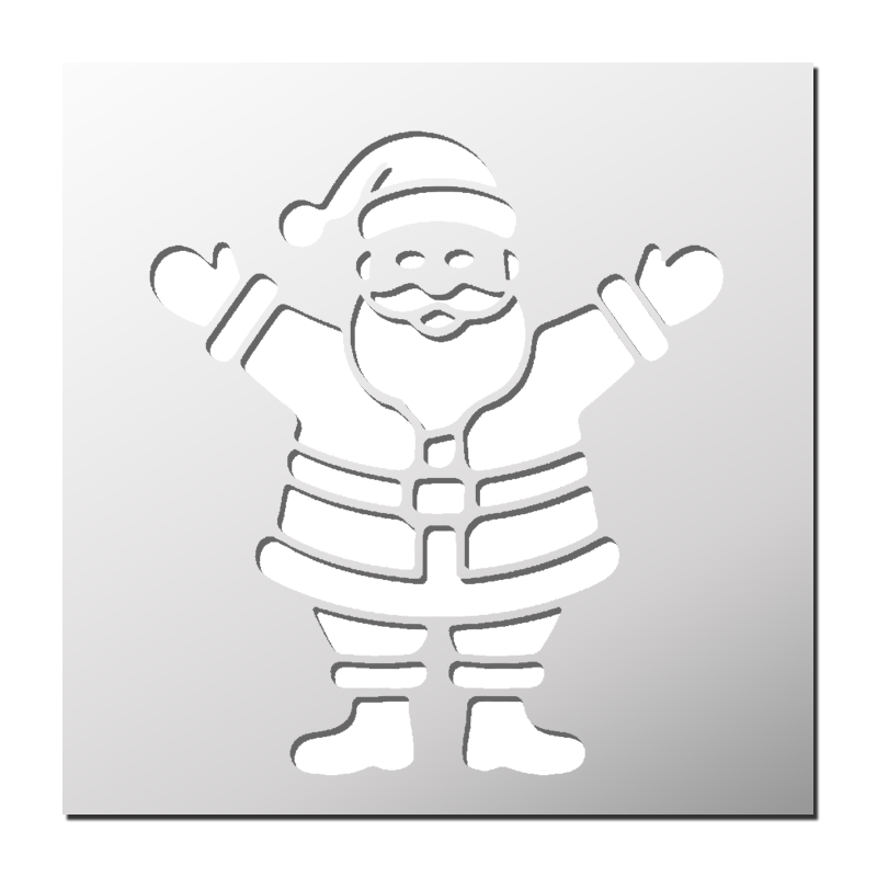 Pochoir Père de Noël Pochoir Père de Noël