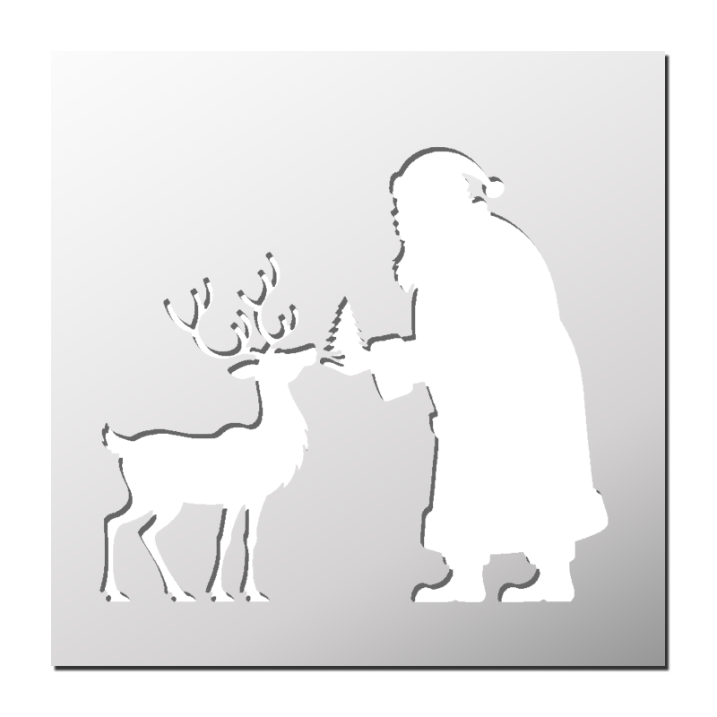 Pochoir Père Noël Pochoir Père Noël