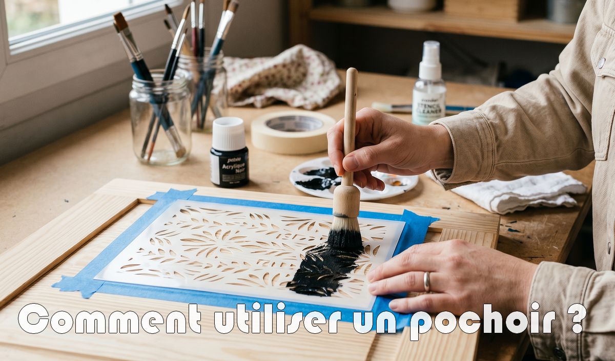 Comment utiliser un pochoir ? Les techniques essentielles