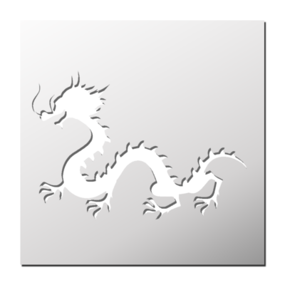 Pochoir Dragon