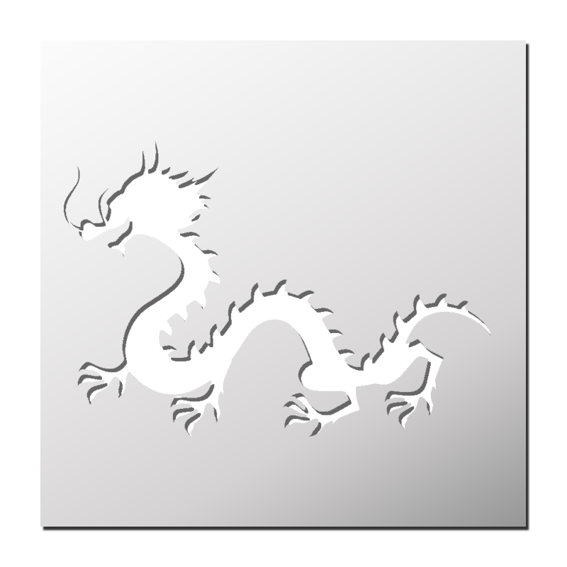 Pochoir Dragon Pochoir Dragon