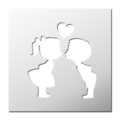 Pochoir Enfant Amour