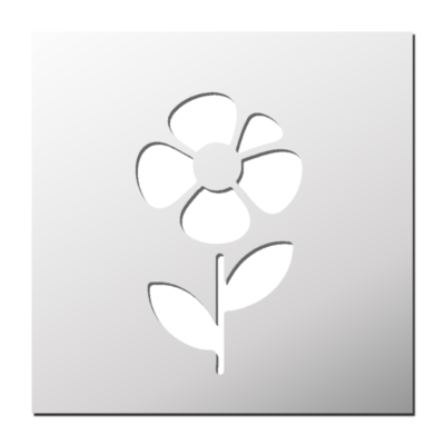 Pochoir Fleur