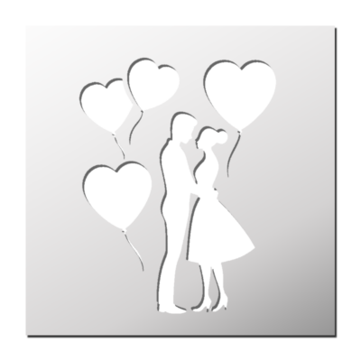 Pochoir Mariage