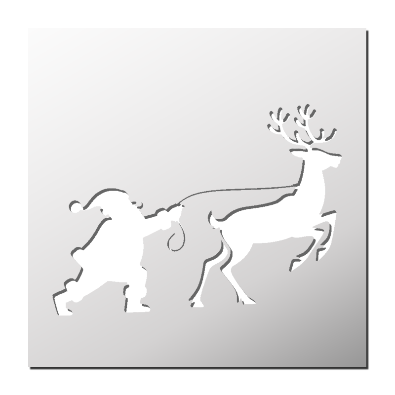 Pochoir Père Noël Pochoir Père Noël