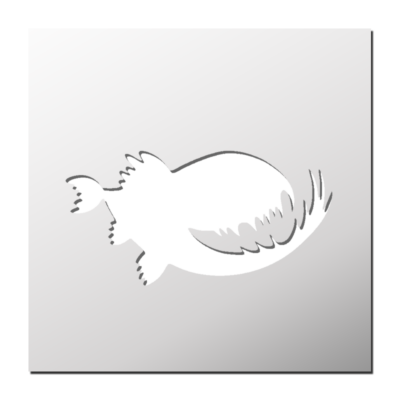 Pochoir Piranha